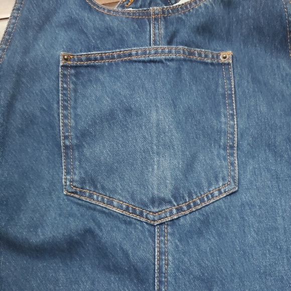 Forever21 overall jean dress size medium in women's fits size 6-8 - Picture 2 of 4